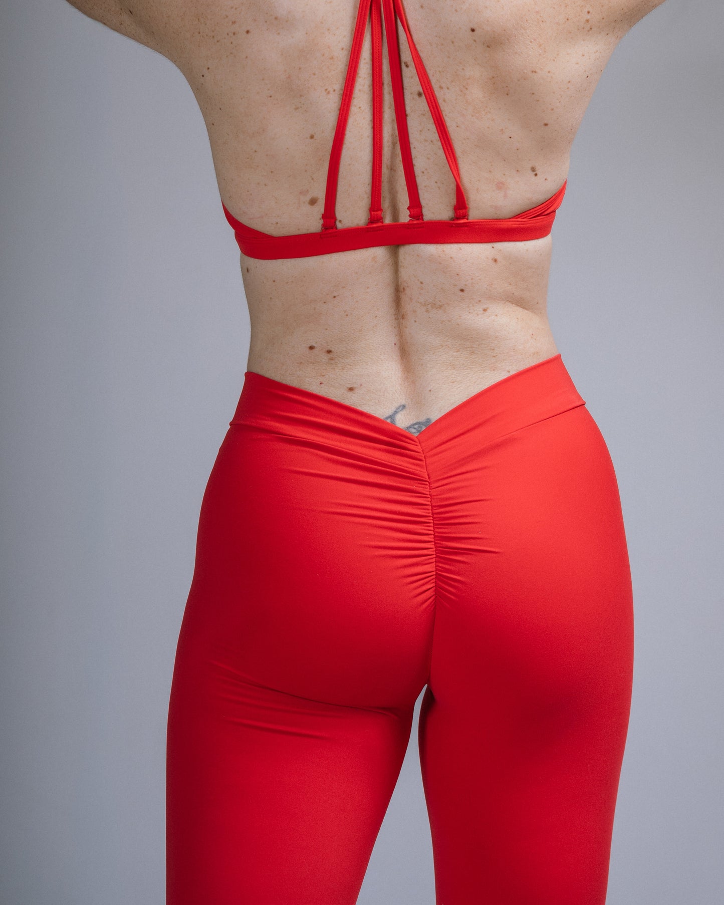 Passion red long leggings