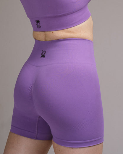 Purple TOP one-shoulder